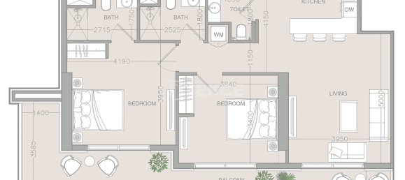 Квартира с 1 спальней в Jumeirah Village Triangle, Дубай, ОАЭ № 203351 20