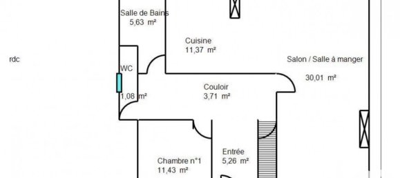 Casa de 7 divisões em Camiers, France N.º 282609 11