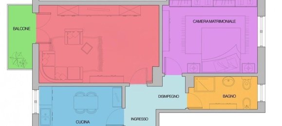 3 rooms Apartment in Milan, Italy No. 248854 26