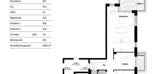 3 bedrooms Apartment in Essen, Germany No. 70084 23