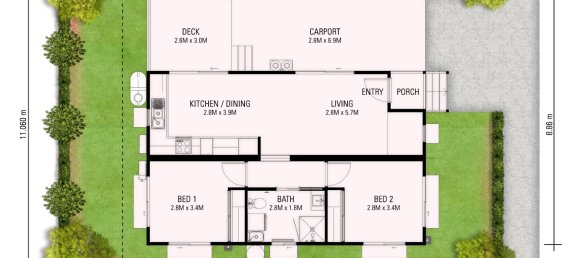 2 غرف نوم منزل في Mapleton, Australia رقم 1080 6