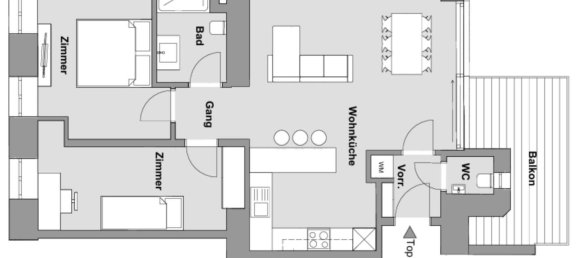 3-salle Appartement à Wahring, Austria No. 231459 2