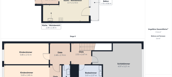 4 rooms Duplex in Wels, Austria No. 252885 35