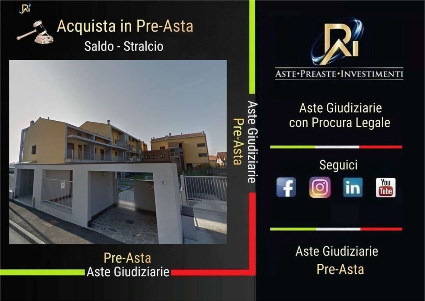 2 rooms Apartment in Ornago, Italy No. 3605