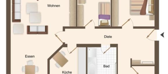 2 Schlafzimmer Wohnung in Bielefeld, Germany, Nr. 268337 8