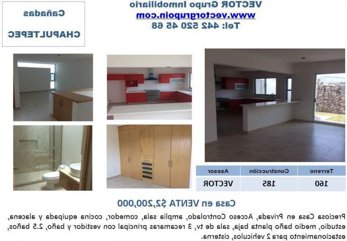 3 غرف نوم منزل في Queretaro, Mexico رقم 158469