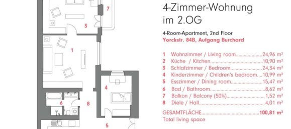 2 bedrooms Apartment in Kreuzberg, Germany No. 56094 17