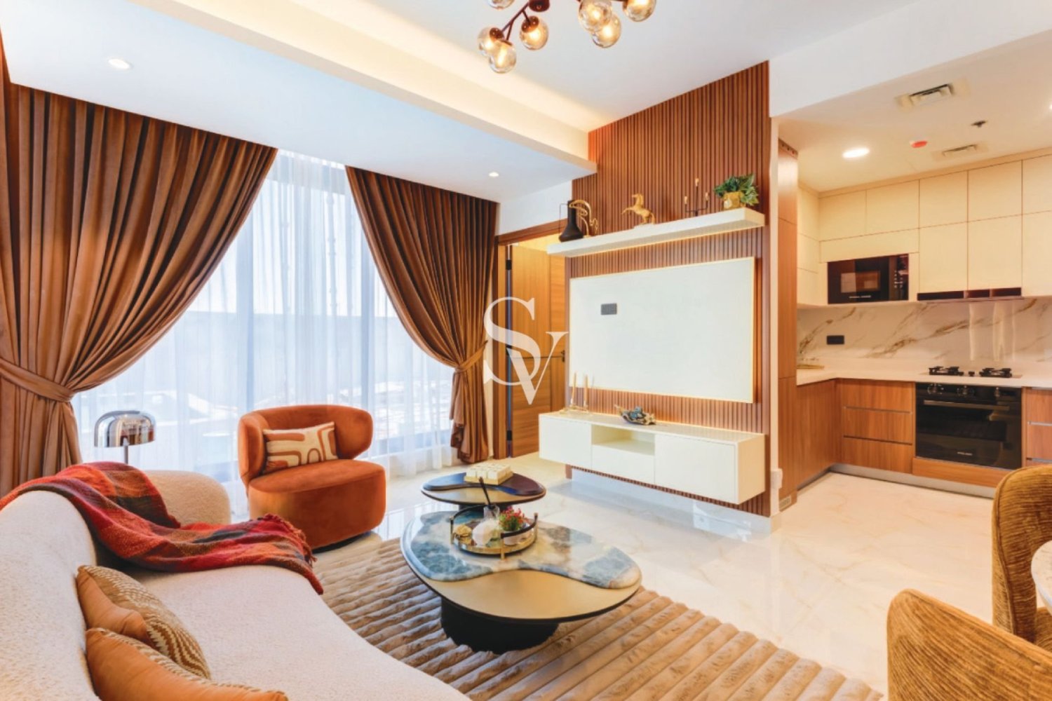 Apartamento T2 em Nadd Al Hammar, UAE N.º 123522