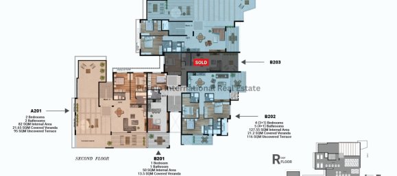 2 Schlafzimmer Wohnung in Livadia, Cyprus, Nr. 1203 2