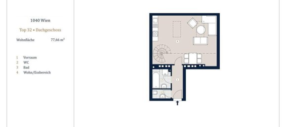 2 rooms Duplex in Wieden, Austria No. 252900 11