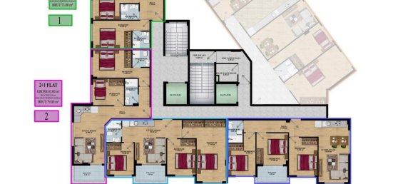 Квартира с 4 комнатами в Махмутлар, Турция № 10113 5