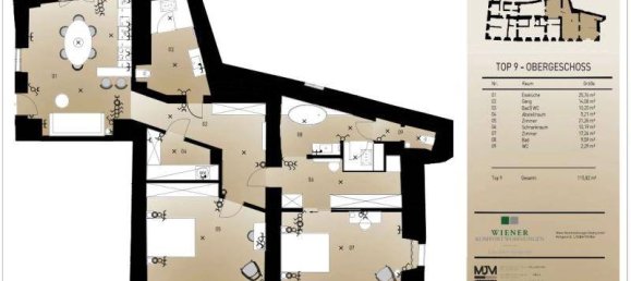 4 rooms Apartment in Dobling, Austria No. 125036 13