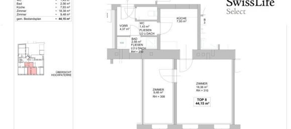 2-Zimmer Wohnung in Meidling, Austria, Nr. 261525 6
