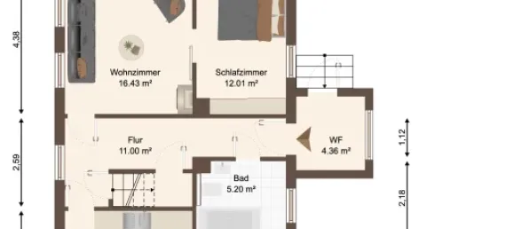 2 Schlafzimmer Stadthaus in Salzlandkreis, Germany, Nr. 298729 7