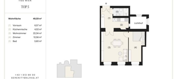 2 rooms Apartment in Hietzing, Austria No. 173550 21