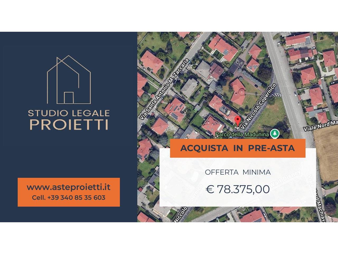 1 bedroom Apartment in Marcallo con Casone, Italy No. 310502