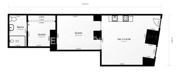 Apartamento T1 em Lisbon, Portugal N.º 12899 19