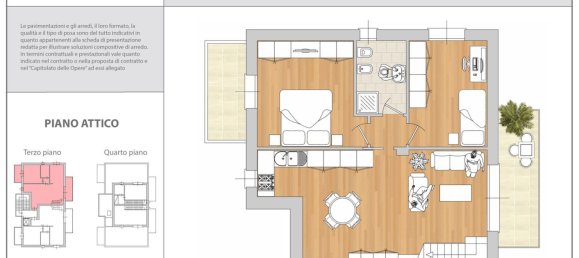 4 rooms Penthouse in Rimini, Italy No. 284710 4