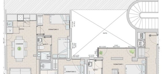 3 Schlafzimmer Wohnung in Madrid, Spain, Nr. 113257 13