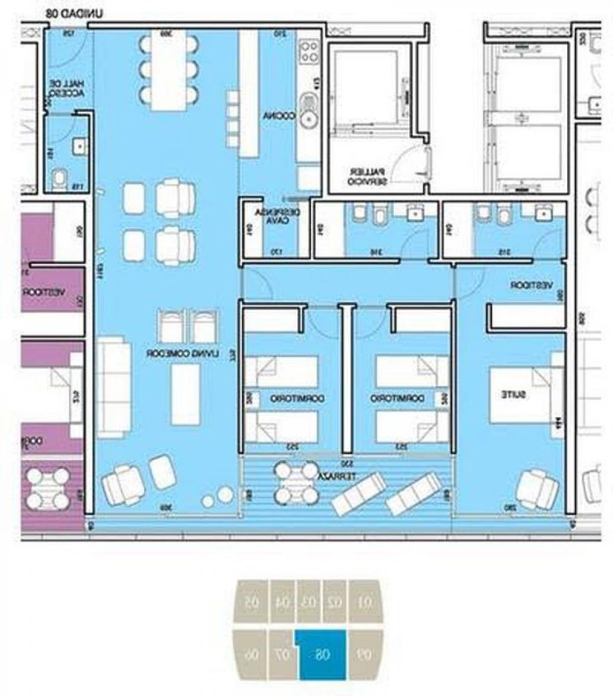 Apartamento T3 em Maldonado, Uruguay N.º 1294