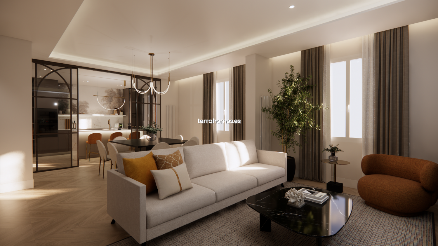 3 bedrooms Apartment in Madrid, Spain No. 122299