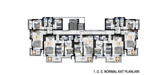 2غرفة شقة في Kestel, Turkey رقم 10156 28