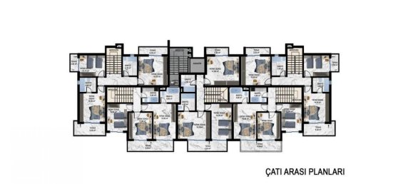 2غرفة شقة في Kestel, Turkey رقم 10156 22