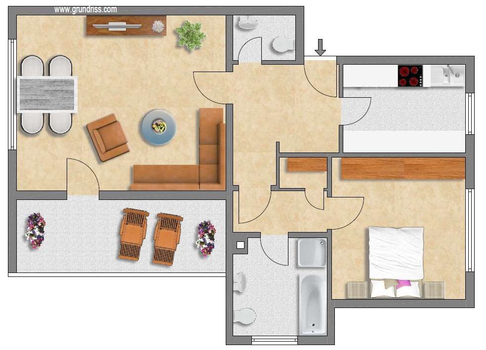 1 bedroom Apartment in Dortmund, Germany No. 317426