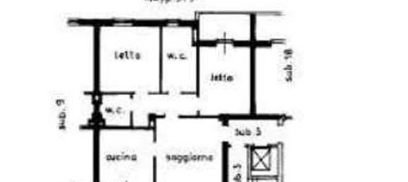 Квартира с 3 комнатами в Ро, Италия № 4992 18