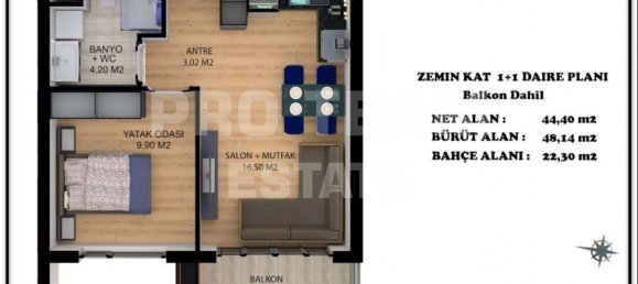 Apartamento de 3 habitaciónes en Altintash, Turkey No. 34159 8