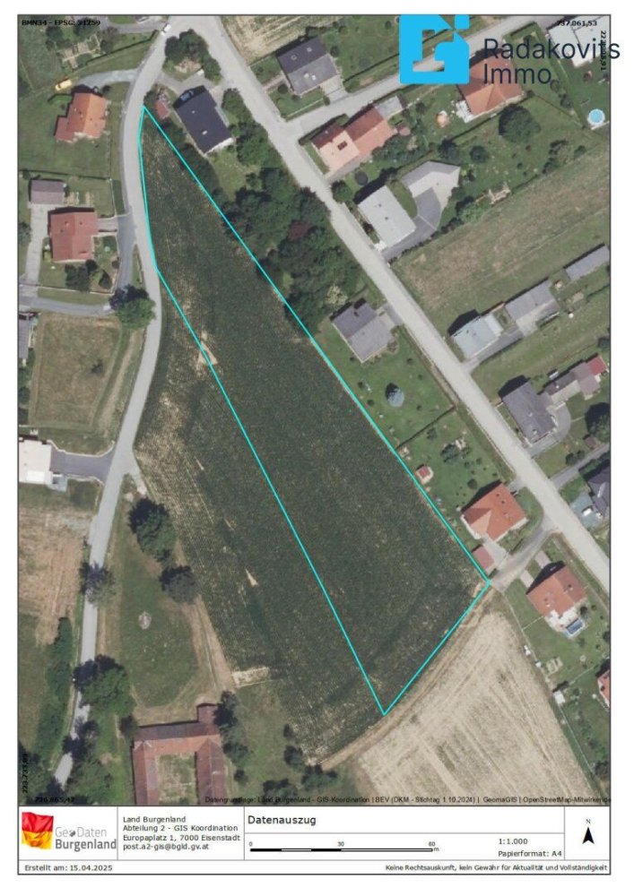 Terrain à Stegersbach, Austria No. 135032