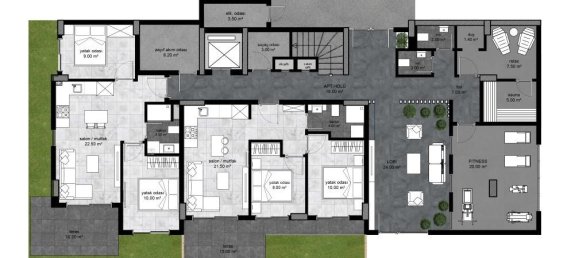 3 rooms Penthouse in Avsallar, Turkey No. 29830 14