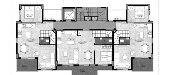 3 rooms Penthouse in Avsallar, Turkey No. 29830 17