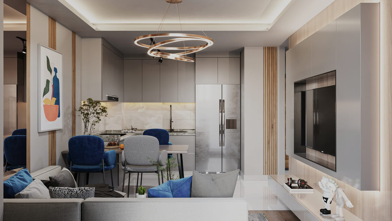 Apartment 3+1 in Lotus Terrace, Aksu, Turkey No. 39199