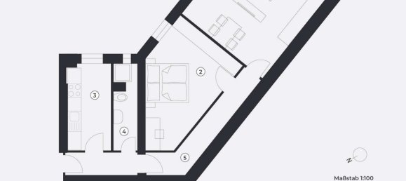 1 Schlafzimmer Wohnung in Gesundbrunnen, Germany, Nr. 93506 8