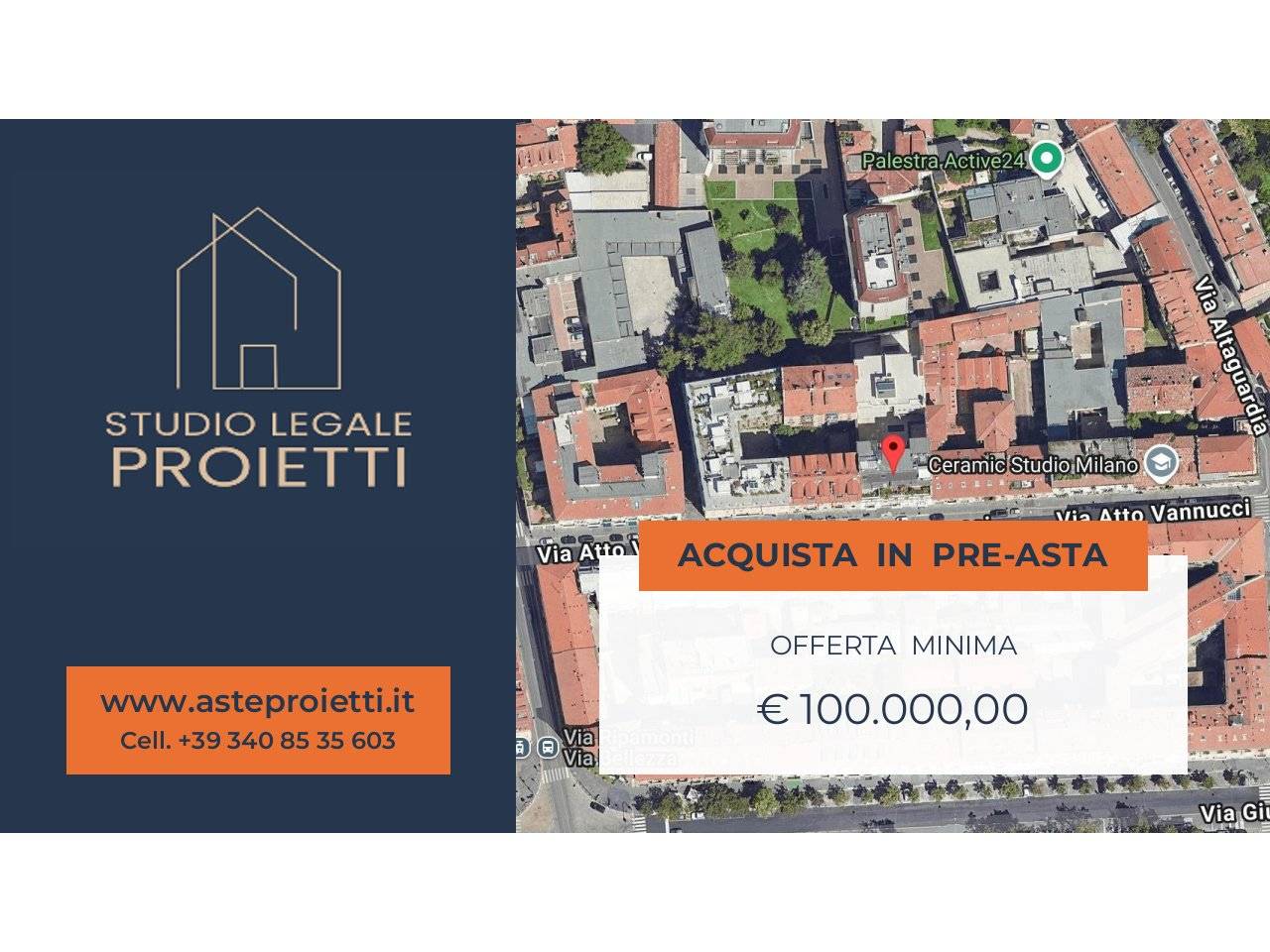 85m² Warehouse in Milan, Italy No. 302674