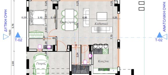 Вилла с 4 спальнями в Протарас, Кипр № 26547 17