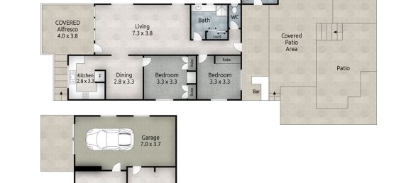 Дом с 2 спальнями в Burleigh Heads, Австралия № 1184 12