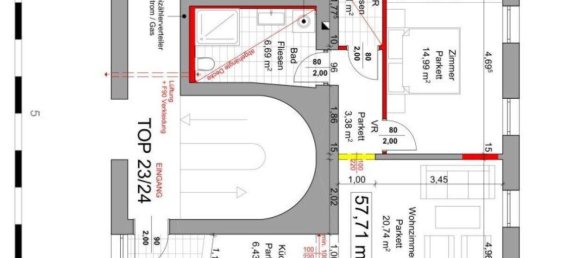 2 rooms Apartment in Brigittenau, Austria No. 85689 8