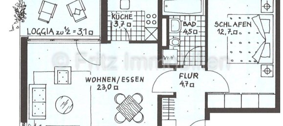 2غرفة شقة في Leipzig, Germany رقم 365483 3