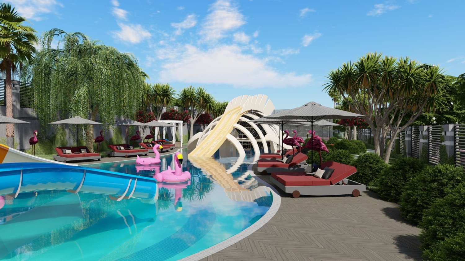 Apartment 1+1 in Exodus Palace Residence, Alanya, Turkey No. 36475