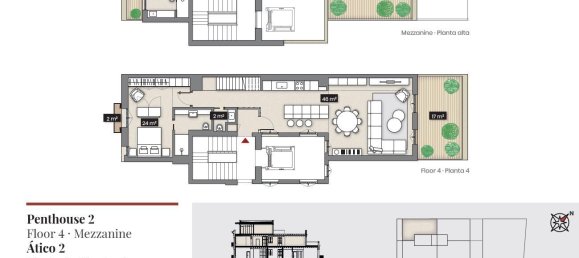 Ático de 2 dormitorios en Eixample, Spain No. 127794 21
