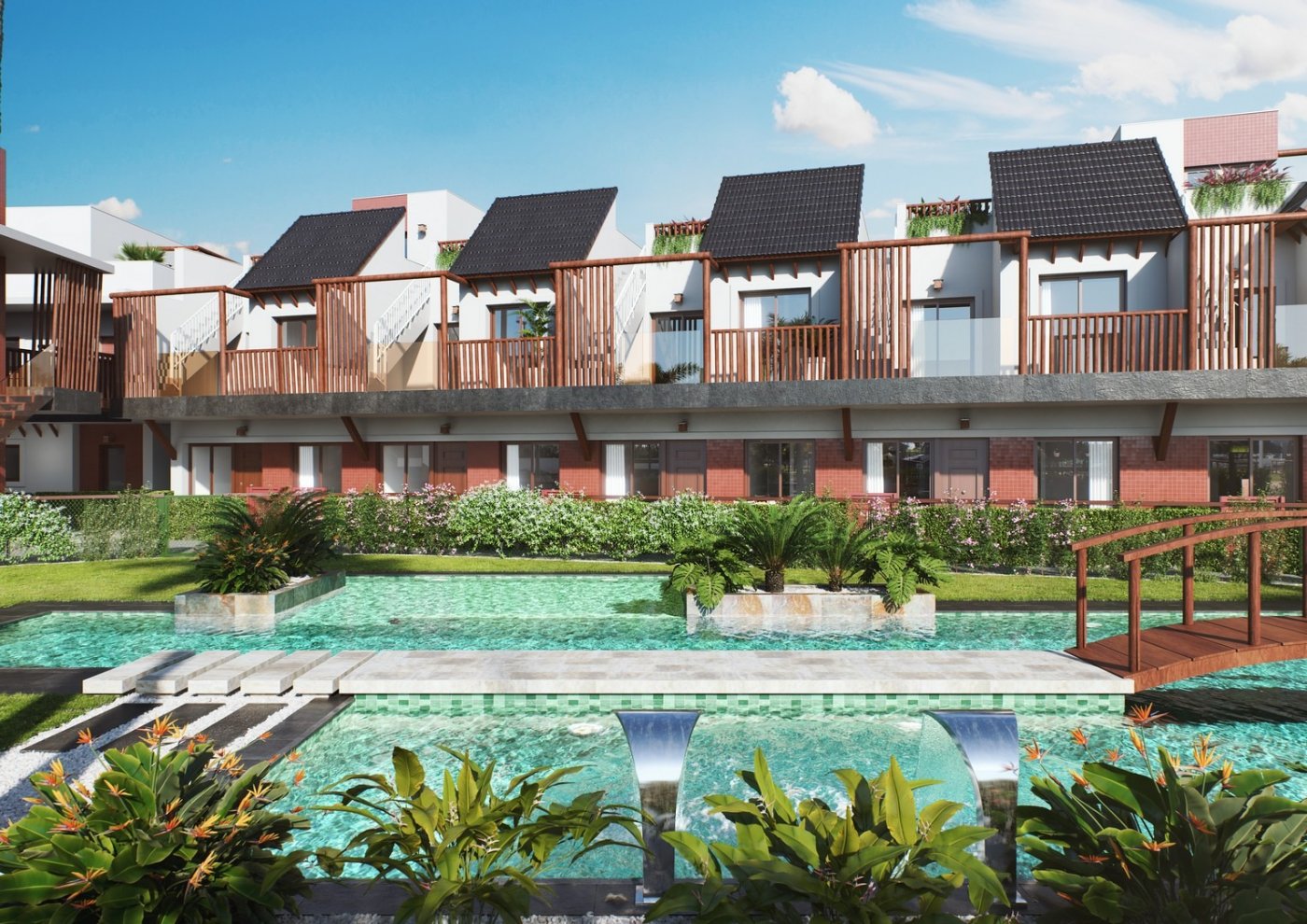 Bungalow de 2 dormitorios en Pilar de la Horadada, Spain No. 133010