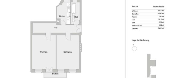 2غرفة شقة في Friedrichshain, Germany رقم 111751 13