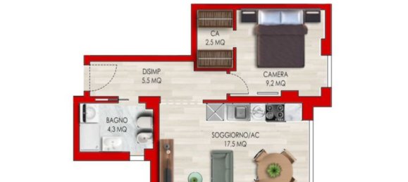 2 chambres Appartement à Rome, Italy No. 341796 23