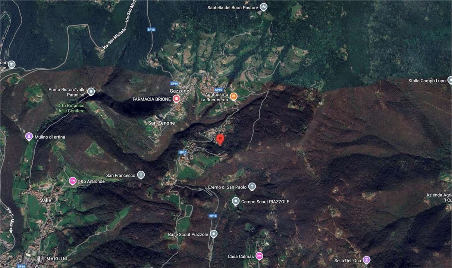 Вилла с 4 комнатами в Брионе, Италия № 311829