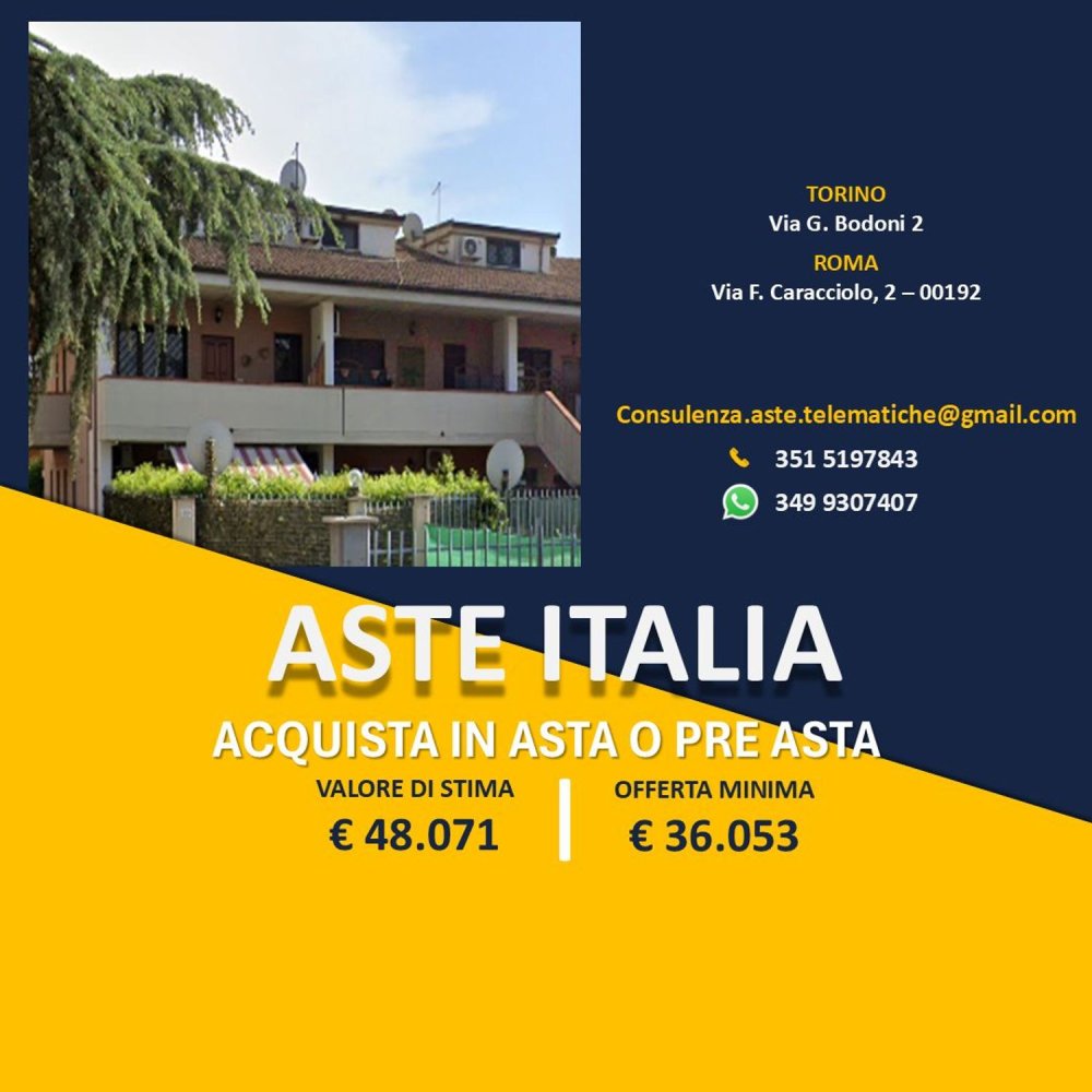 2 rooms Apartment in Tivoli, Italy No. 8887