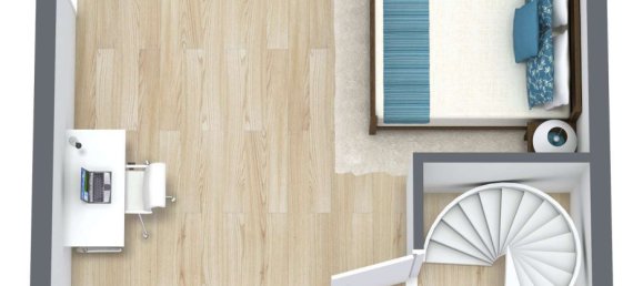 Дуплекс с 2 спальнями в Вюрцбург, Германия № 277883 13