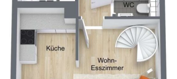 Дуплекс с 2 спальнями в Вюрцбург, Германия № 277883 12