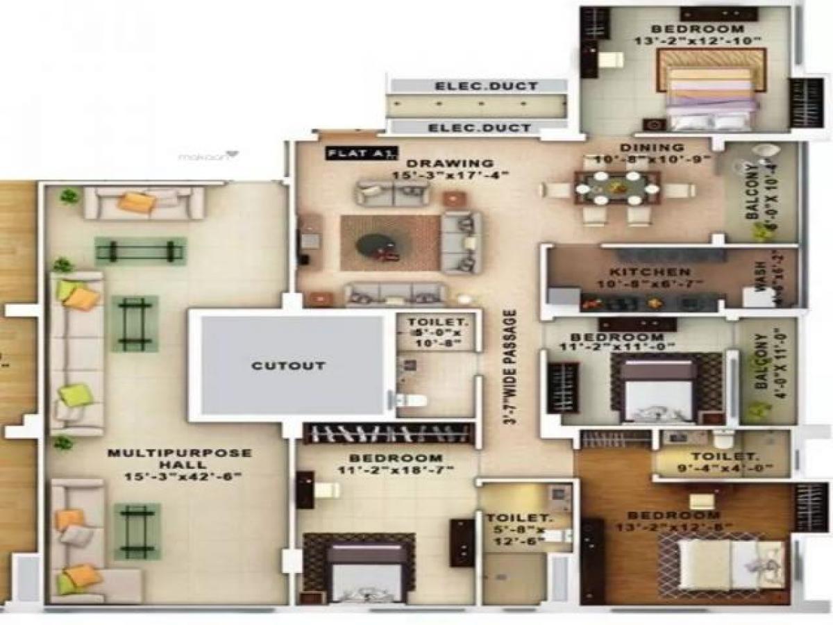 4 bedrooms House in Kolkata, India No. 44351